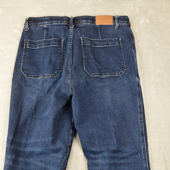 Judy Blue Jogger Jeans Womens 15/32 (33x30) Blue Denim Drawstring High Rise - Picture 7 of 11